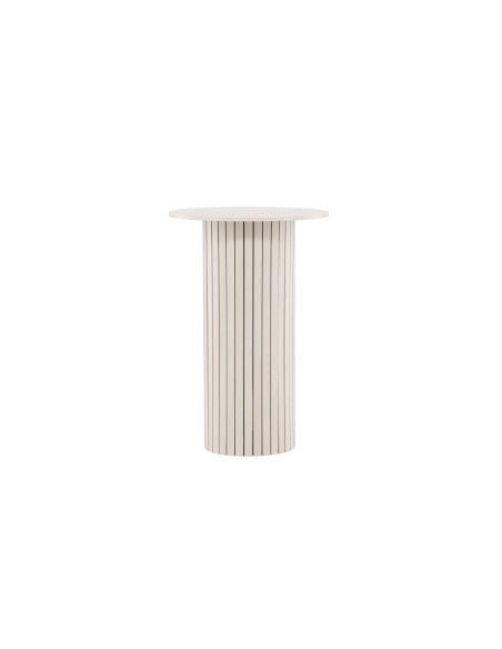 Matbord Härön, Ø70 cm, Vitlaserad