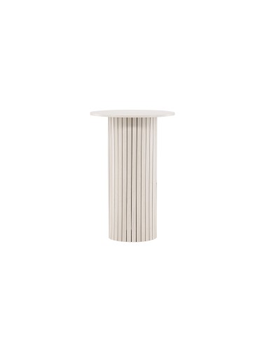 Matbord Härön, Ø70 cm, Vitlaserad