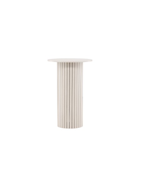 Matbord Härön, Ø70 cm, Vitlaserad