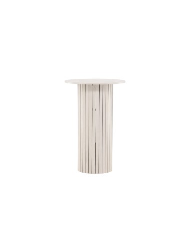 Matbord Härön, Ø70 cm, Vitlaserad