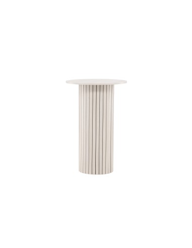 Matbord Härön, Ø70 cm, Vitlaserad