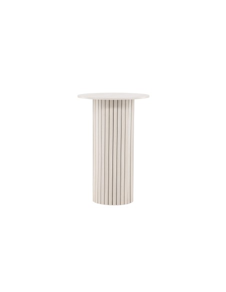 Matbord Härön, Ø70 cm, Vitlaserad