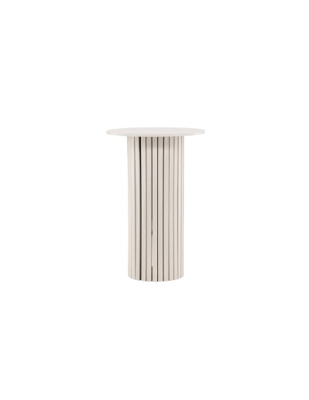 Matbord Härön, Ø70 cm, Vitlaserad