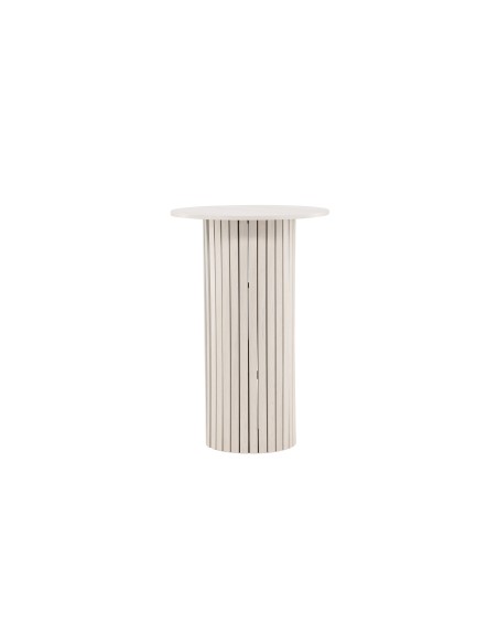 Matbord Härön, Ø70 cm, Vitlaserad