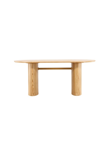 Ovalt matbord Isolde, 180 × 90 cm, Natur