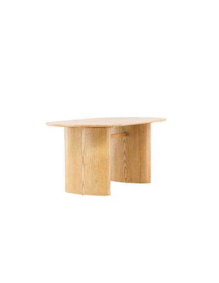 Ovalt matbord Isolde, 180 × 90 cm, Natur