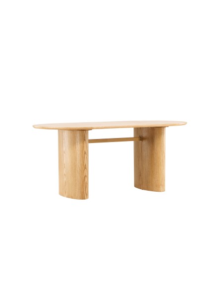 Ovalt matbord Isolde, 180 × 90 cm, Natur
