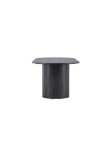 Runt matbord Grundsund, 220 × 100 cm, Svart
