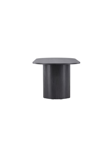 Runt matbord Grundsund, 220 × 100 cm, Svart