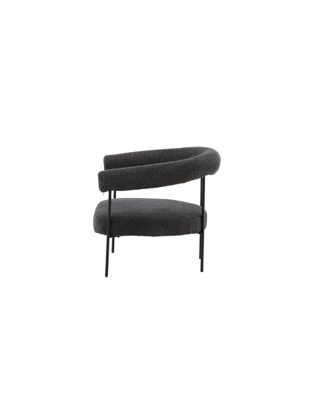 Fåtölj Hökåsen x Josefin Lustig, 88 × 81 cm, Dark Grey