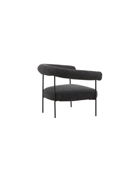 Fåtölj Hökåsen x Josefin Lustig, 88 × 81 cm, Dark Grey