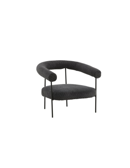 Fåtölj Hökåsen x Josefin Lustig, 88 × 81 cm, Dark Grey