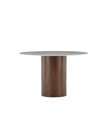 Runt matbord Austin, Ø120 cm, Mocca