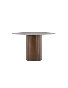 Runt matbord Austin, Ø120 cm, Mocca 2