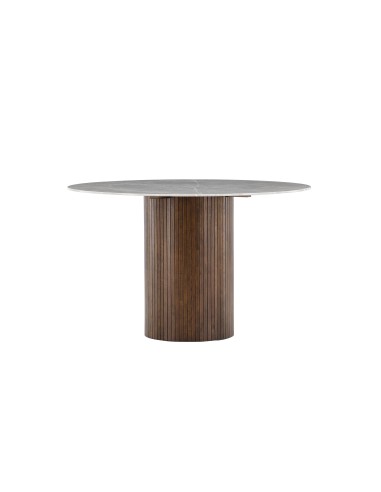 Runt matbord Austin, Ø120 cm, Mocca