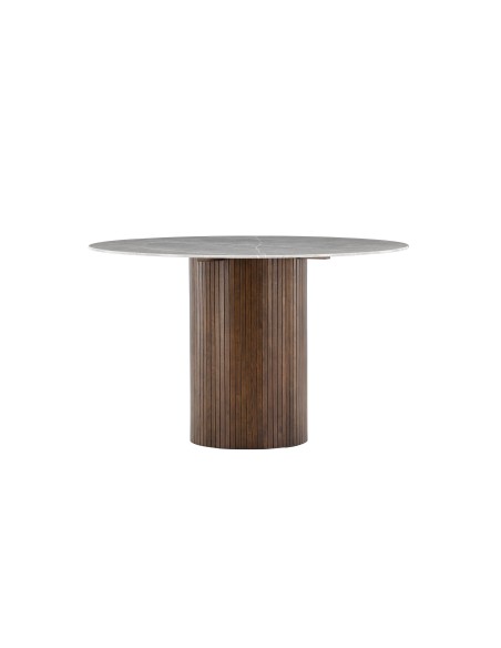 Runt matbord Austin, Ø120 cm, Mocca