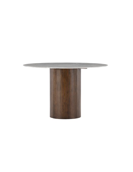 Runt matbord Austin, Ø120 cm, Mocca
