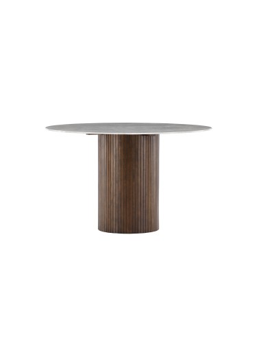 Runt matbord Austin, Ø120 cm, Mocca