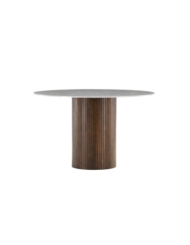 Runt matbord Austin, Ø120 cm, Mocca