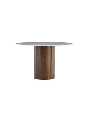 Runt matbord Austin, Ø120 cm, Mocca