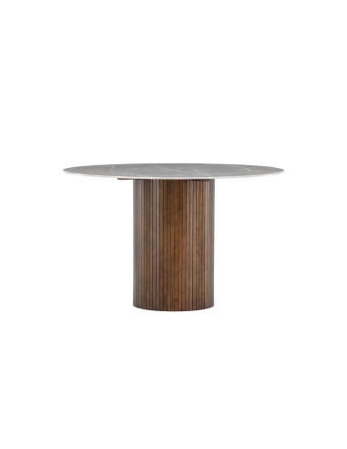 Runt matbord Austin, Ø120 cm, Mocca