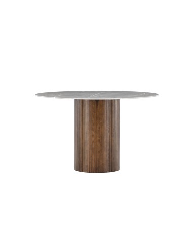 Runt matbord Austin, Ø120 cm, Mocca