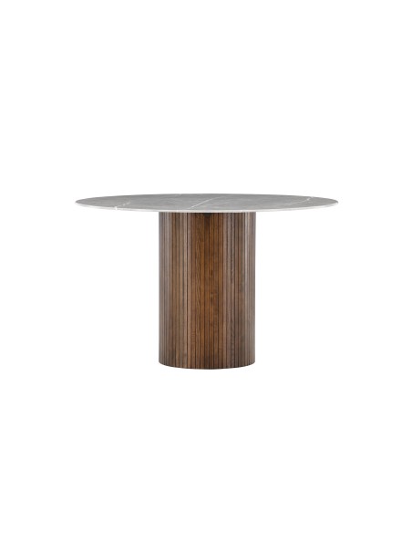 Runt matbord Austin, Ø120 cm, Mocca