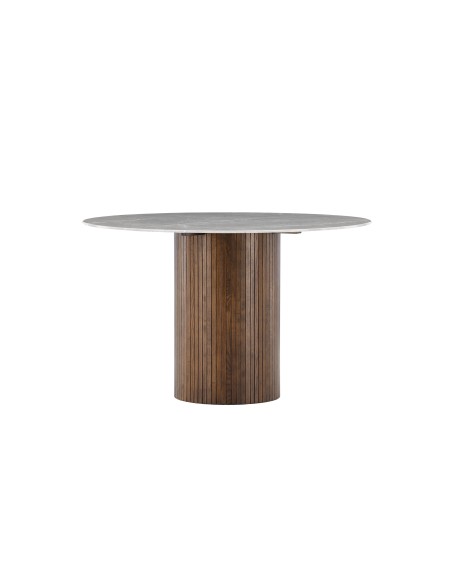 Runt matbord Austin, Ø120 cm, Mocca