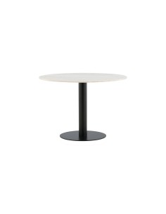 Runt matbord Estelle, Ø106 cm, Vit