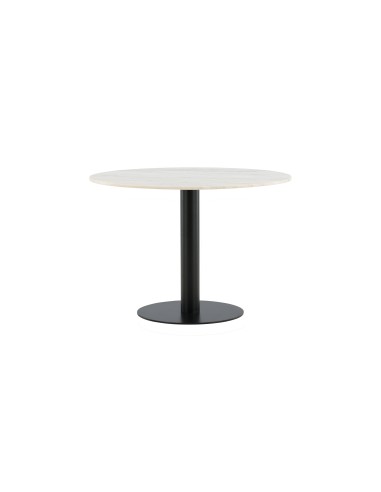 Runt matbord Estelle, Ø106 cm, Vit