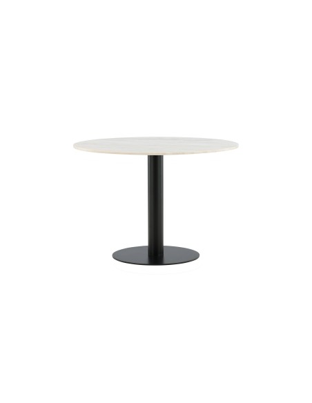 Runt matbord Estelle, Ø106 cm, Vit