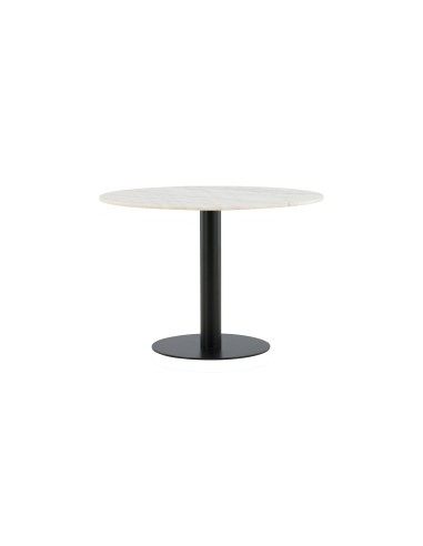 Runt matbord Estelle, Ø106 cm, Vit