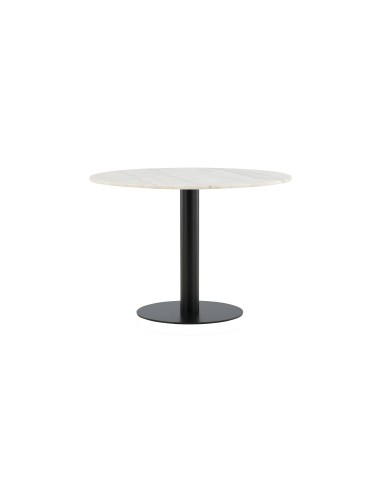 Runt matbord Estelle, Ø106 cm, Vit