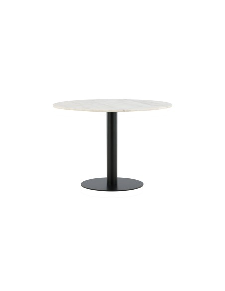Runt matbord Estelle, Ø106 cm, Vit