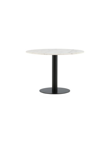 Runt matbord Estelle, Ø106 cm, Vit