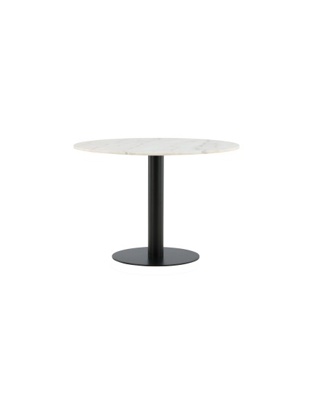 Runt matbord Estelle, Ø106 cm, Vit