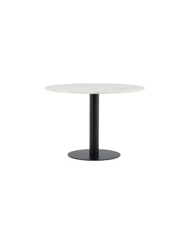 Runt matbord Estelle, Ø106 cm, Vit