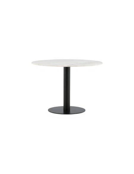 Runt matbord Estelle, Ø106 cm, Vit