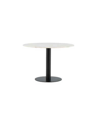 Runt matbord Estelle, Ø106 cm, Vit
