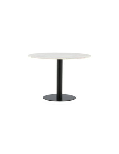 Runt matbord Estelle, Ø106 cm, Vit