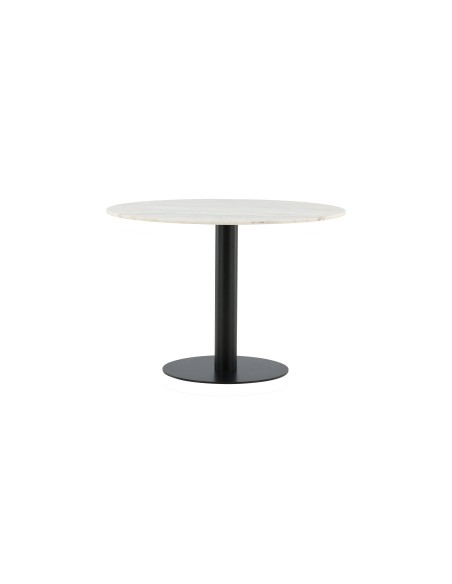 Runt matbord Estelle, Ø106 cm, Vit