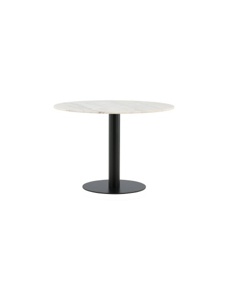Runt matbord Estelle, Ø106 cm, Vit