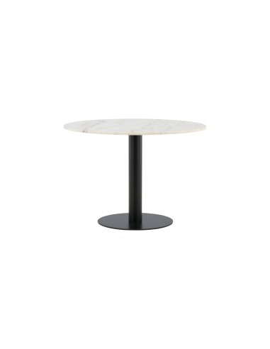 Runt matbord Estelle, Ø106 cm, Vit