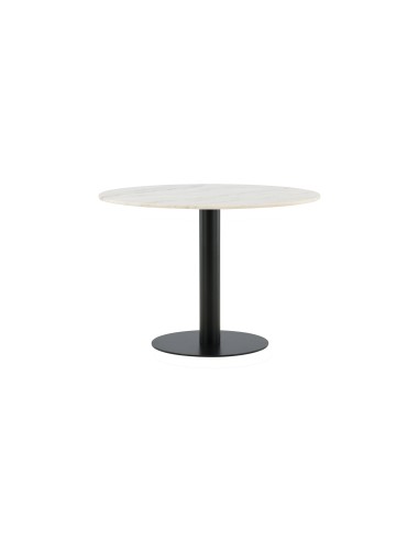 Runt matbord Estelle, Ø106 cm, Vit