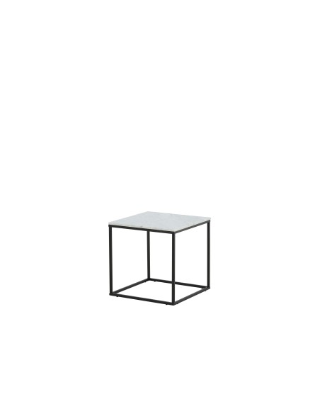 Sidobord Estelle Bord, 50 × 50 cm, Svart