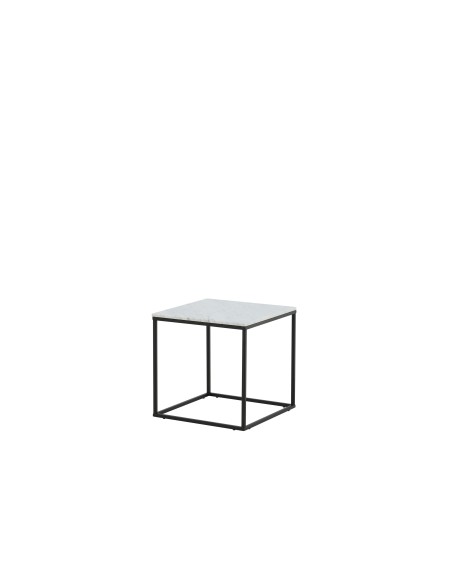 Sidobord Estelle Bord, 50 × 50 cm, Svart