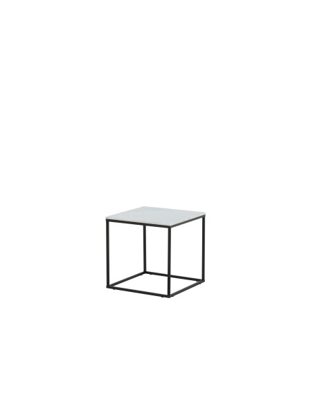 Sidobord Estelle Bord, 50 × 50 cm, Svart