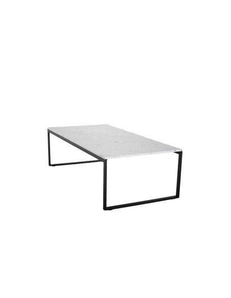 Soffbord Estelle, 120 × 60 cm, Vit