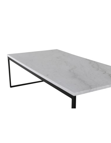 Soffbord Estelle, 120 × 60 cm, Vit