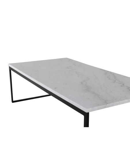 Soffbord Estelle, 120 × 60 cm, Vit